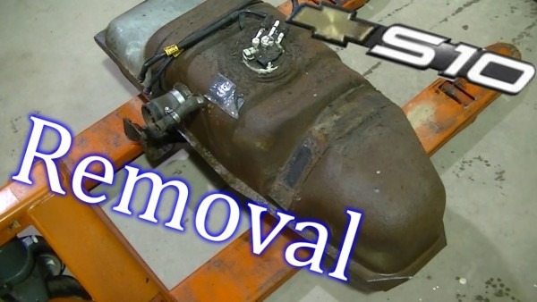 2001 S10 Fuel Tank Removal