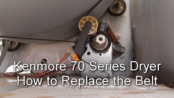 How To Replace The Belt On A Kenmore 70 Series Dryer