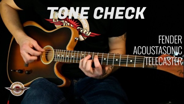Tone Check  Fender Acoustasonic Telecaster Demo