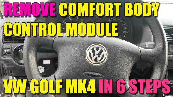 How To Remove   Change The Comfort Body Control Module (ccm) On Vw