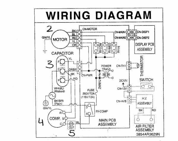 Central Air Conditioner Wiring Diagram Electrical Wiring Diagrams