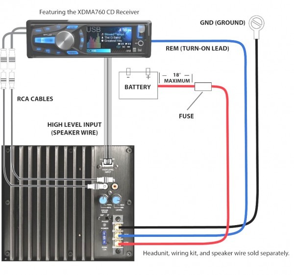 Sub And Amp Wiring Diagram
