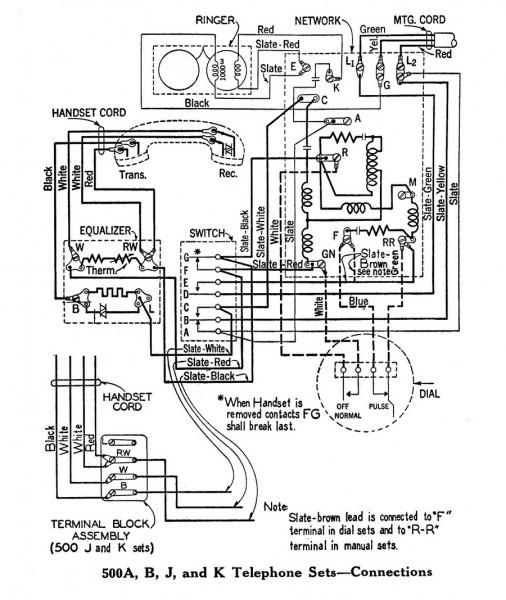 Old Telephone Wiring Diagrams