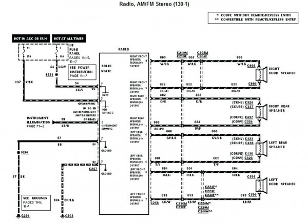 01 Mustang Radio Wiring Diagram
