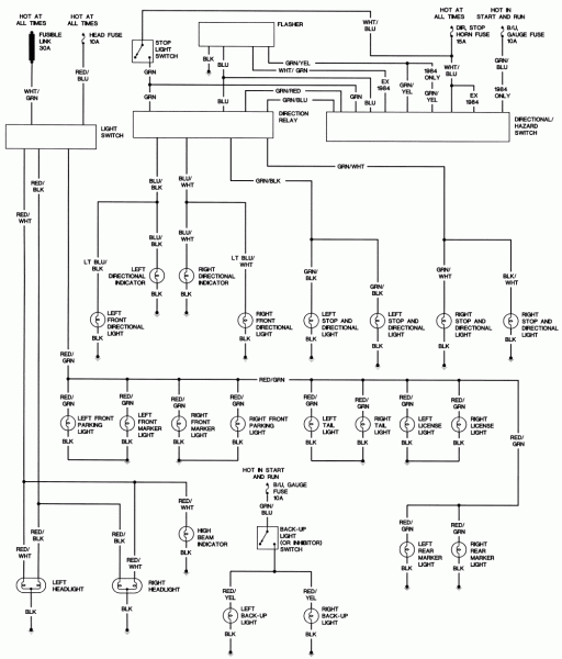 84 Mazda B2000 Wiring Diagram