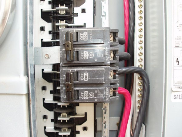 100 Amp Sub Panel Attractive 4 Breakers In 125 Rated W Meter