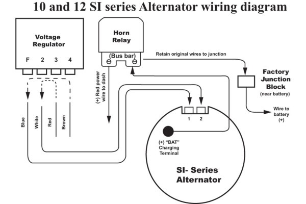 4 Wire Alternator Wiring Connector Diagram