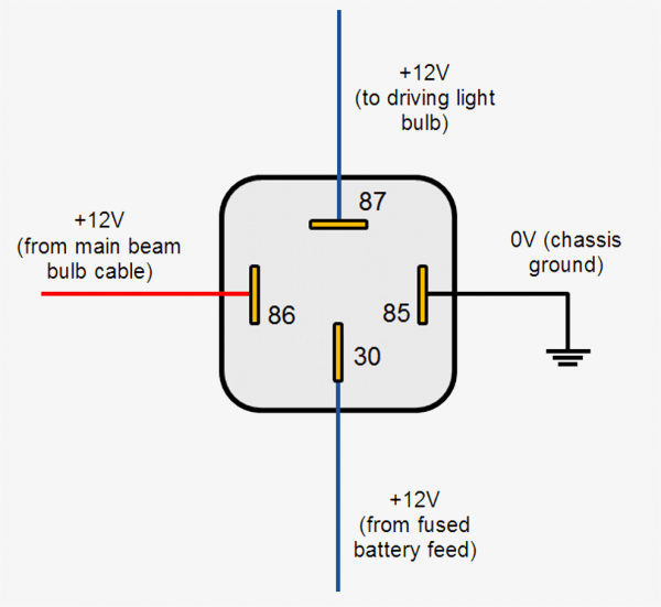 4 Pole Relay Wiring Diagram