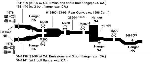 Dodge Intrepid Exhaust Diagram From Best Value Auto Parts