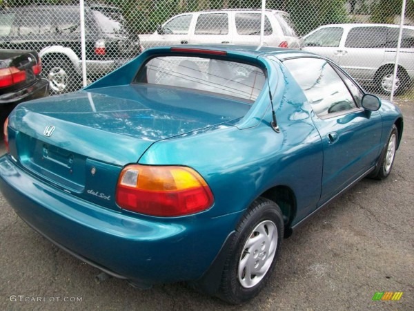 1995 Paradise Blue Green Pearl Honda Del Sol S  18106745 Photo  5