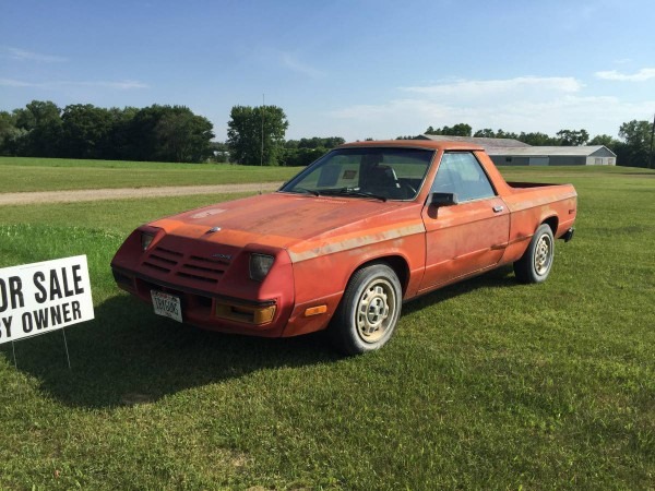 1982 Dodge Rampage Automatic For Sale In Wisconsin Dells, Wisconsin