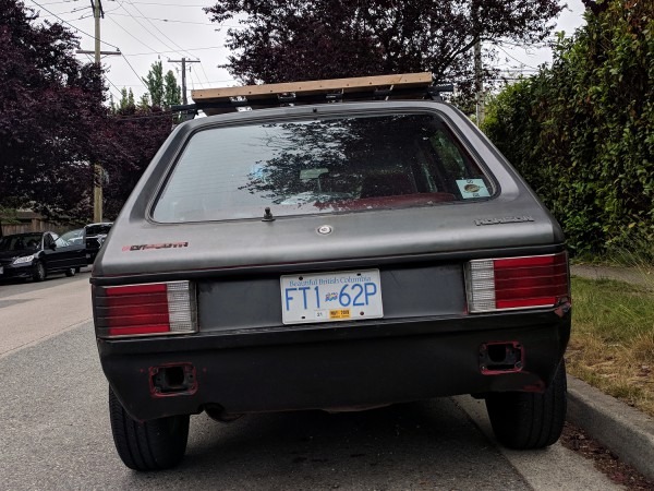 Old Parked Cars Vancouver  1985 Plymouth Horizon