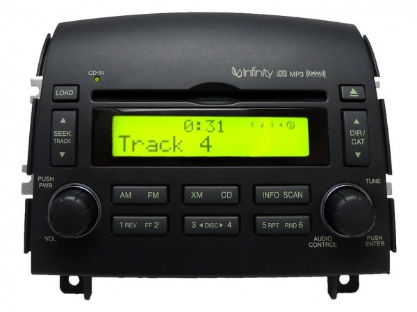 Hyundai Sonata Oem Infinity Mp3 Xm Am Fm Radio Stereo 6 Disc