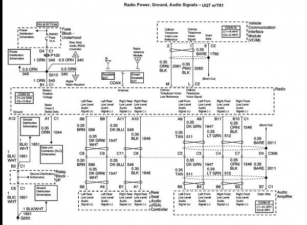 2002 Gmc Envoy Radio Wire Diagram