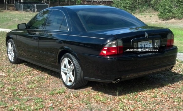 2005 Lincoln Ls V6 Appearance Pkg Black With Camel Interior