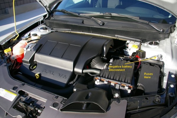 2007 Chrysler Sebring Battery Location