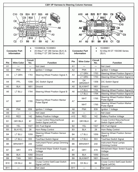 2001 Gmc Sierra Radio Wiring Diagram