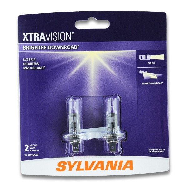 Sylvania Xtravision Low Beam Headlight Bulb For Acura Rsx 2002