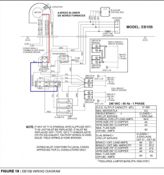 Coleman Electric Furnace Wiring Diagram
