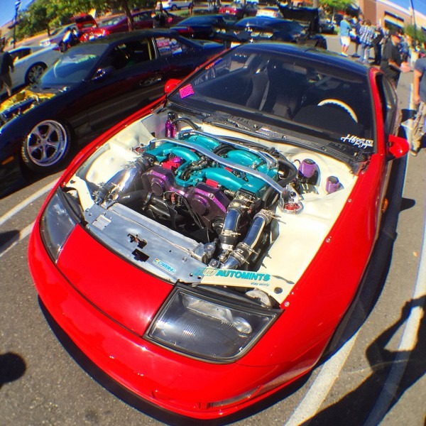 Candy Colors In This  300zx !  Squidcamfisheye Shot By