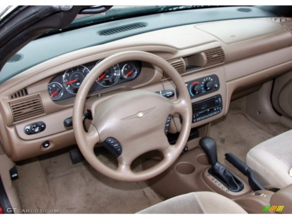2003 Chrysler Sebring Lx Convertible Sandstone Dashboard Photo