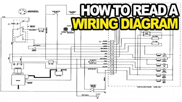 How To  Read An Electrical Wiring Diagram