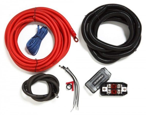Amazon Com  Crutchfield Amp Wiring Kit 4 Gauge  Car Electronics