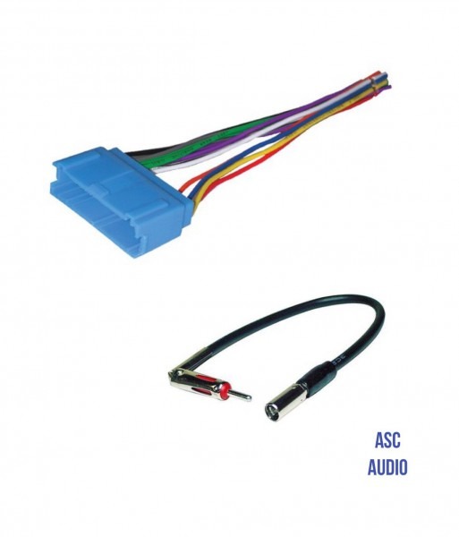Amazon Com  Asc Audio Car Stereo Radio Wire Harness And Antenna