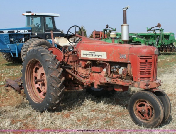 International Farmall 300 Tractor With Attachments