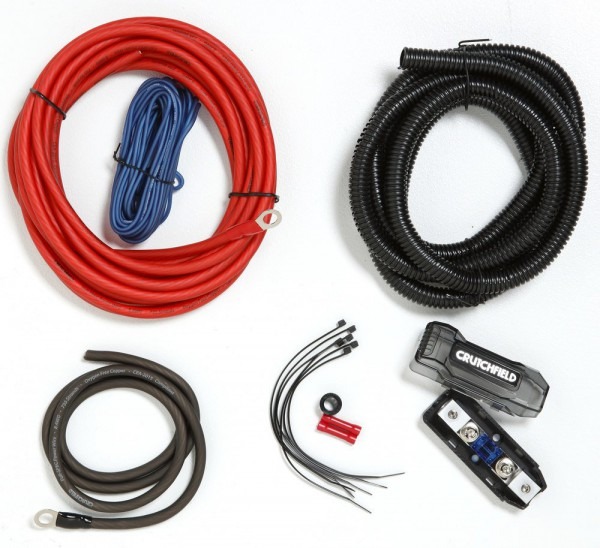 Amazon Com  Crutchfield Amp Wiring Kit 8 Gauge  Car Electronics