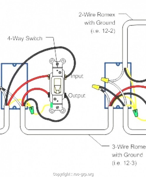 Electrical Schematic To 4 Wire Romex Diagram