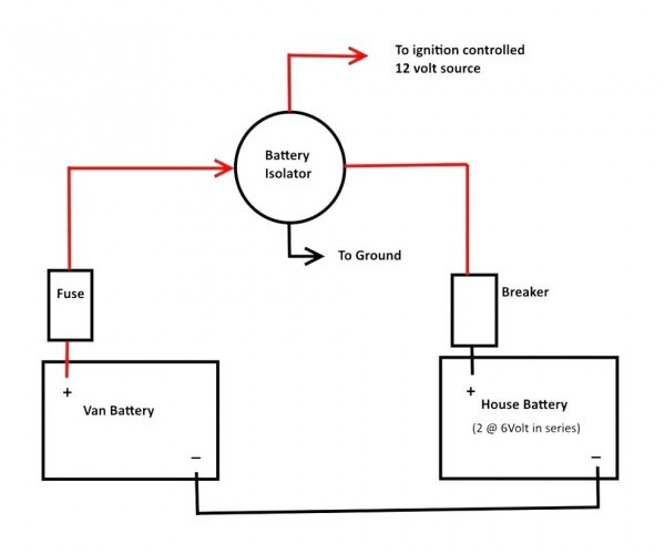 Marine Battery Isolator Wiring Diagram For Wiring With Switch