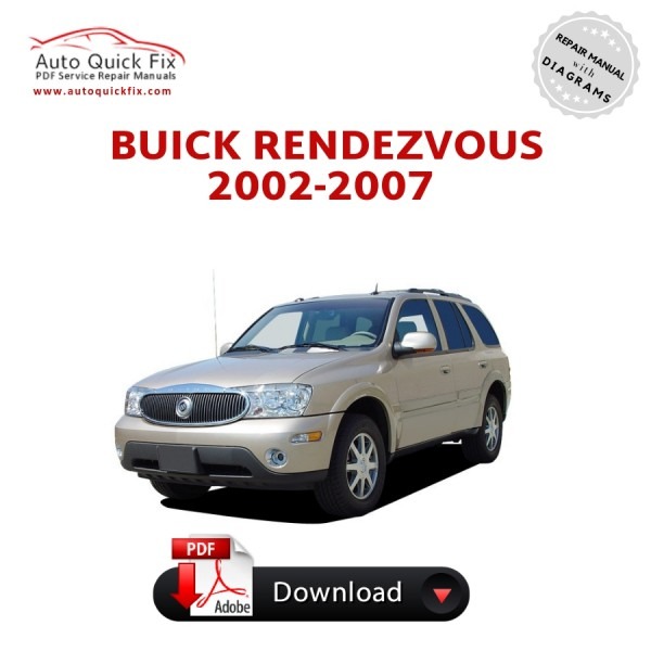 Buick Rendezvous Pdf Service Repair Manual 2002