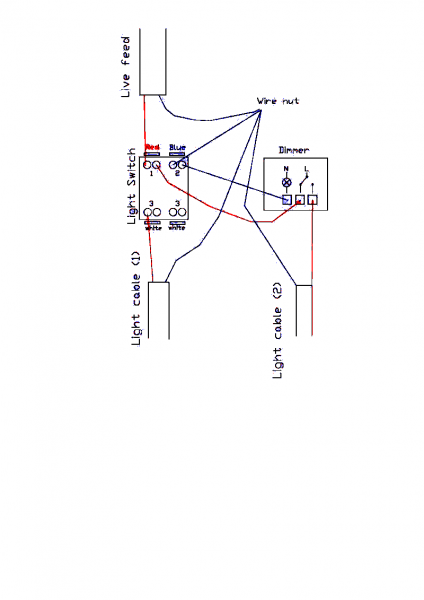 Double Dimmer Switch Wiring Diagram Uk