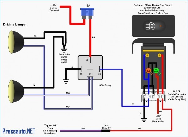 How To Wire A 5 Pin Relay Diagram 12 Volt Relay Wiring