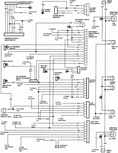85 Chevy Truck Wiring Diagram