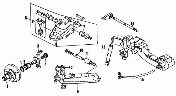 1995 Isuzu Trooper Suspension Parts Suspension Components Bearing