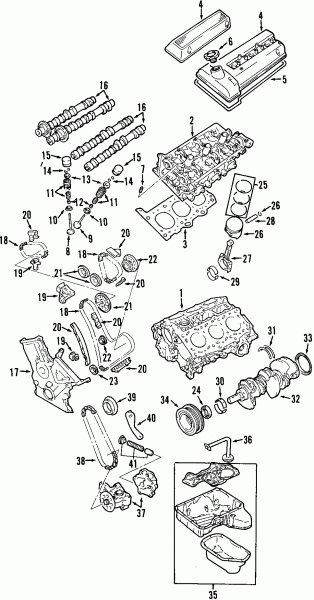 1999 Suzuki Grand Vitara Engine Parts Engine Idler Gear (part