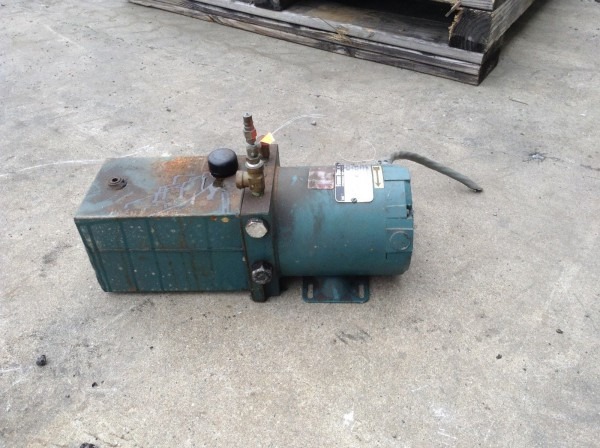 Fenner Stone, Inc  Hydraulic Pump Power Unit 1 2hp 1 Gallon 230vac 3ph