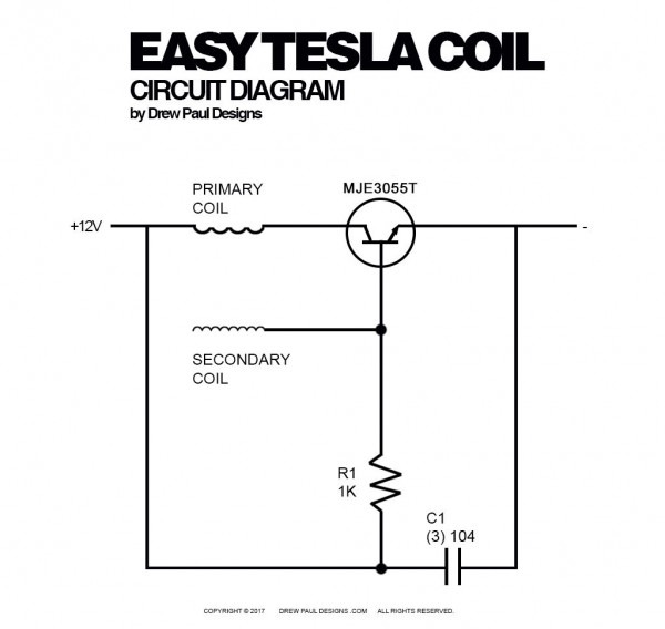 Easy Tesla Coil!  6 Steps (with Pictures)