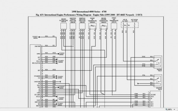 International 4700 Cab Wiring Diagram