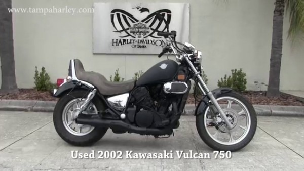 2002 Used Kawasaki Vulcan 750 Motorcycle For Sale In Lakeland