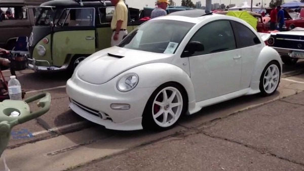 2000 Volkswagen New Beetle Customized, In Cool White