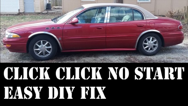 2004 Buick Lesabre Click No Start Easy Fix!!