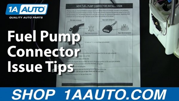 Fuel Pump Connector Issue Tips 1aauto Com