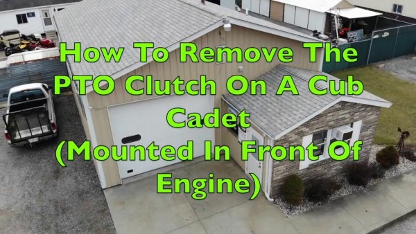 How To Remove The Pto Clutch On A Cub Cadet Riding Mower (mounted
