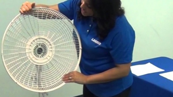 How To Assemble A LaskoÂ® Pedestal Stand Fan In Minutes With No