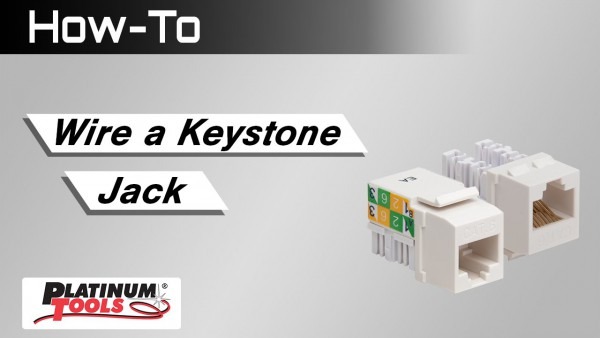 How To  Wire A Keystone Jack