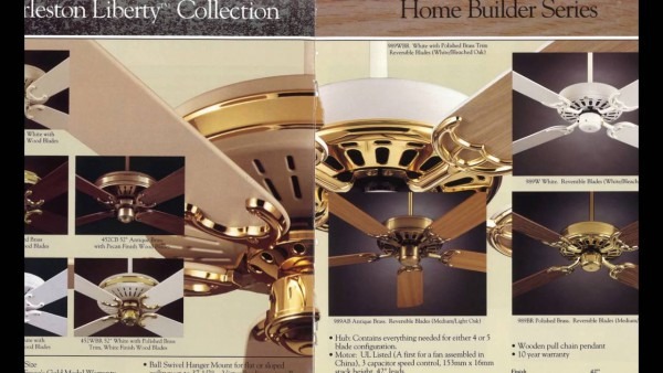 Fasco (f A Smith Company) Ceiling Fan Catalog From 1993