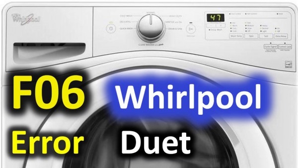 F06 Error Code Solved!!! Whirlpool Duet Front Load Washer Washing